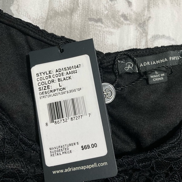 Black Lace Top - Picture 6 of 6